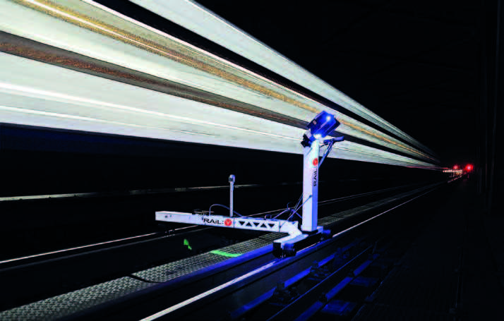 Modifiziertes Gleismesssystem RAILY