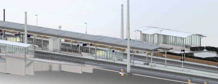 Abb. 4 Modellierung einer Verkerkehrssation auf Basis von Scandaten